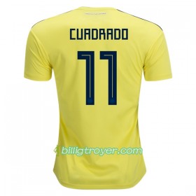 Billige Fotballdrakter Colombia Cuadrado 11 VM 2018 Hjemmedraktsett